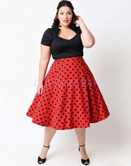 pin up plus size dresses