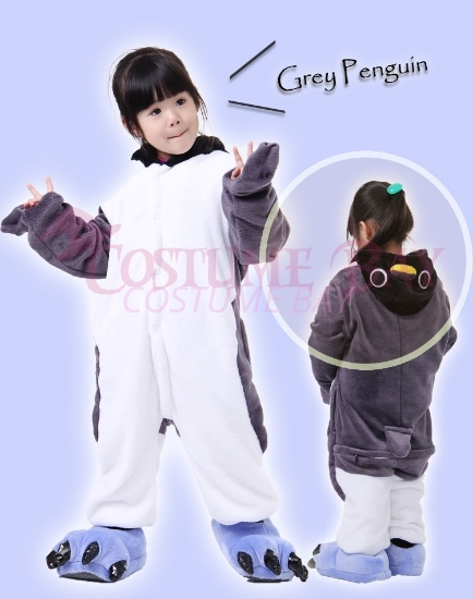 Picture of Grey Penguin Onesie