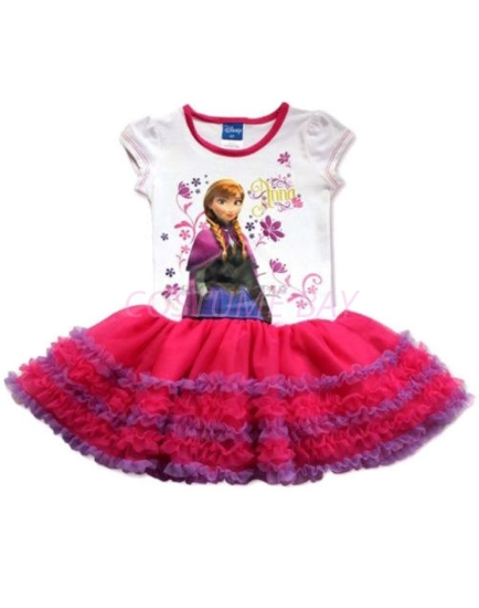 Picture of Frozen Princess Anna Tutu Cake Dress