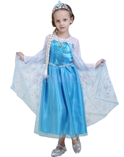 Picture of Princess Elsa Frozen Costume Dress