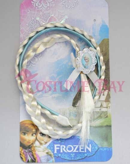 Picture of Frozen Princess Elsa Tiara Headband Wig