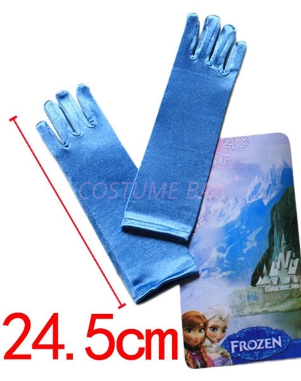 Picture of Frozen Princess Elsa Blue Gloves