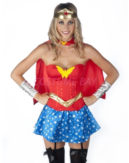 Picture of Superhero Supergirl Wonder Woman Costume