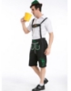 Picture of Mens Lederhosen Oktoberfest Bavarian German Beer Costume Black