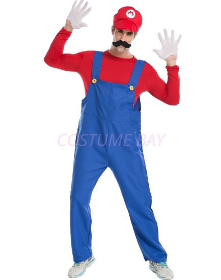 Picture of Super Mario Bros Mens Costume Mario