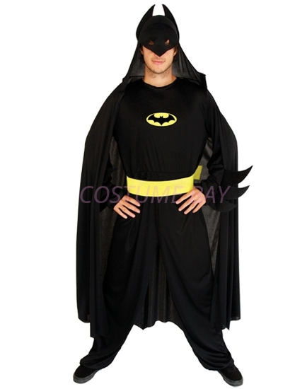 Picture of Men's Superhero Batman Dark Knight Costume Jumpsuit