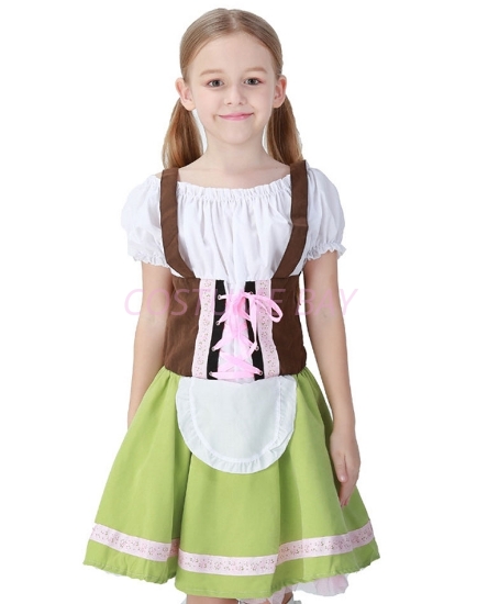 Picture of Girls Oktoberfest Beer Maid Fancy Dress Costume Book Week