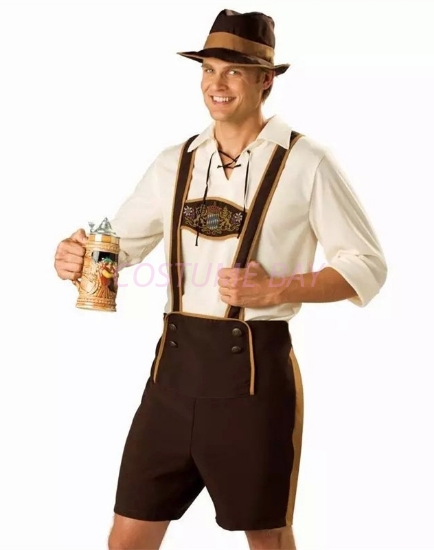 Picture of Bavarian Guy Mens Lederhosen Costume