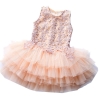 Picture of Girls Wedding Bridesmaid Flower Party Princess Formal Ball Lace Tutu Dress