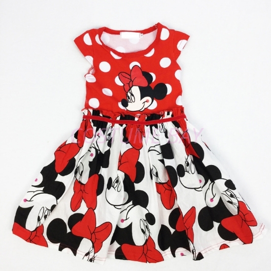 Picture of Girls Minnie Mouse Polka dots Party Tutu Princess Dress Book Week