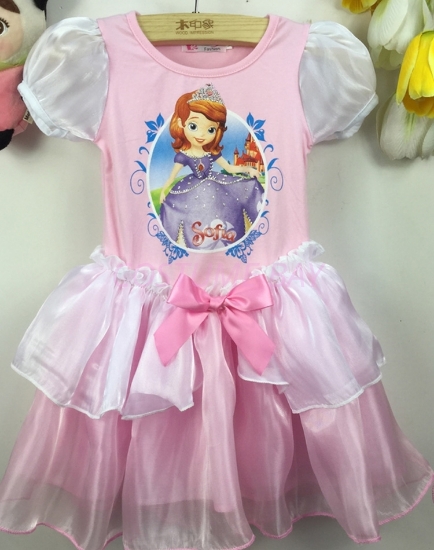 Picture of Girls Sofia Princess Dress -Pink