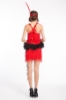 Picture of 1920's Charleston Flapper Dress Back Bow - Red