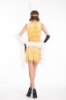 Picture of 1920's Charleston Flapper Dress Two Shoulders - Golden