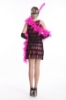 Picture of 1920's Charleston Flapper Dress Two Shoulders - Pink