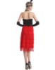 Picture of 1920's Charleston Flapper Dress - Red/Black