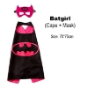 Picture of Kids Superhero Cape &  Mask Set - Batgirl