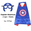 Picture of Kids Superhero Cape &  Mask Set - Captain America