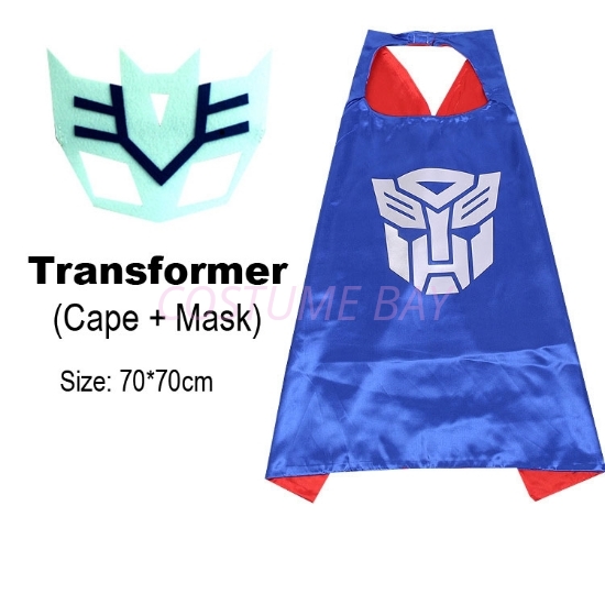 Picture of Kids PJ Superhero Cape &  Mask Set - Transformer