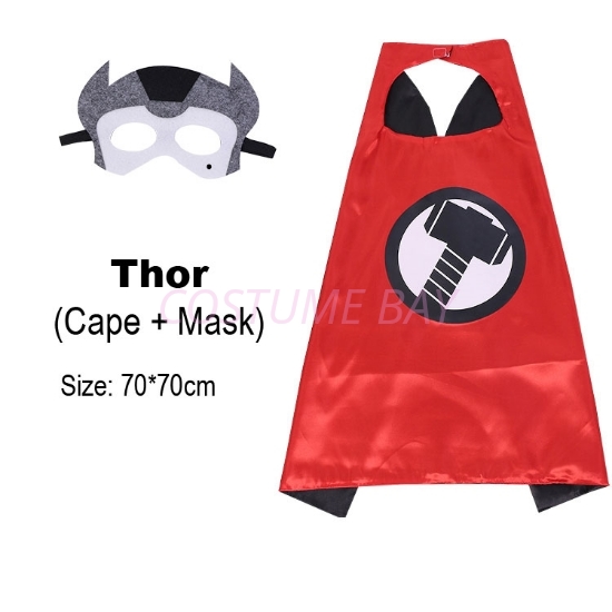 Picture of Kids PJ Superhero Cape &  Mask Set - Thor