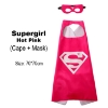 Picture of Kids Superhero Cape &  Mask Set - Supergirl Hot Pink