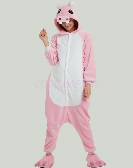 Picture of Pink Hippo Onesie