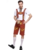 Picture of Mens Lederhosen Oktoberfest Bavarian German Beer Costume Brown