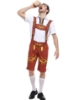 Picture of Mens Lederhosen Oktoberfest Bavarian German Beer Costume Brown