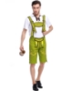 Picture of Mens Lederhosen Oktoberfest Bavarian German Beer Costume Green