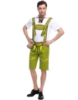 Picture of Mens Lederhosen Oktoberfest Bavarian German Beer Costume Green