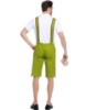 Picture of Mens Lederhosen Oktoberfest Bavarian German Beer Costume Green