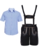 Picture of Bavarian Guy Mens Lederhosen Costume Black