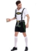 Picture of Mens Lederhosen Oktoberfest Bavarian German Beer Costume Black