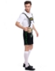 Picture of Mens Lederhosen Oktoberfest Bavarian German Beer Costume Black