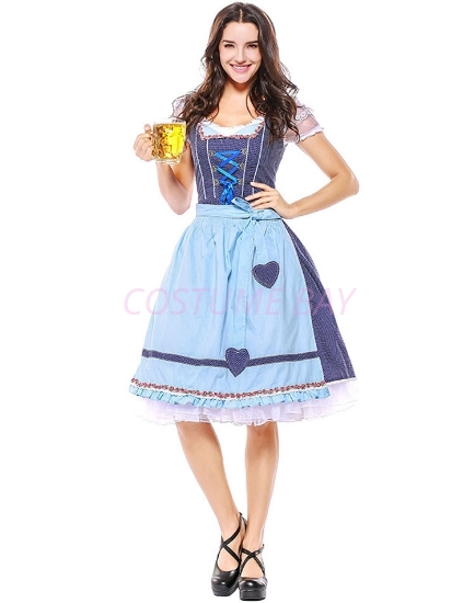 Picture of Ladies Oktoberfest Bavarian Beer Maid Costume NEW ARRIVAL