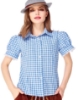 Picture of Ladies Oktoberfest Bavarian Beer Maid Shirt - Blue