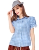 Picture of Ladies Oktoberfest Bavarian Beer Maid Shirt - Blue