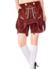 Picture of Ladies Oktoberfest Bavarian Beer Maid Short - Brown