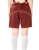 Picture of Ladies Oktoberfest Bavarian Beer Maid Short - Brown