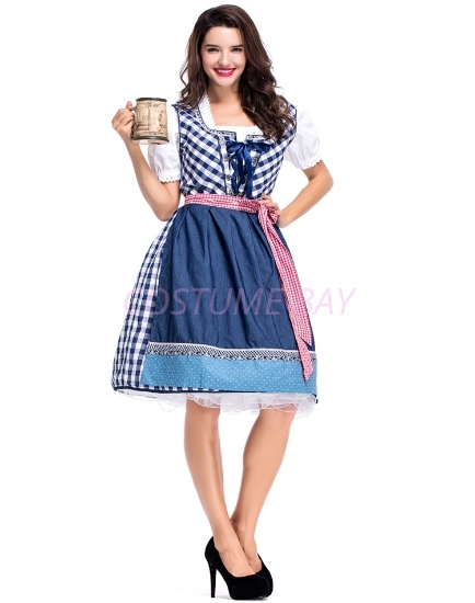 Picture of Ladies Oktoberfest Beer Wench Maid Costume NEW ARRIVAL