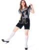 Picture of Ladies Oktoberfest Bavarian Beer Maid Costume Set - Black Shirt + Black Short