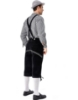 Picture of Bavarian Guy Mens Lederhosen Black Shirt and Shorts