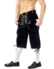 Picture of Bavarian Guy Mens Lederhosen Shorts - Brown