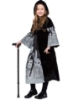 Picture of Girls Grey Black Glowing Wicked Witch Costume