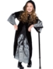 Picture of Girls Grey Black Glowing Wicked Witch Costume