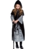 Picture of Girls Grey Black Glowing Wicked Witch Costume