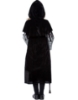 Picture of Girls Grey Black Glowing Wicked Witch Costume