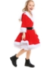 Picture of Little Miss Santa Girls Christmas Costume