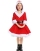 Picture of Little Miss Santa Girls Christmas Costume