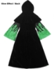 Picture of Girls Grey Black Glowing Wicked Witch Costume