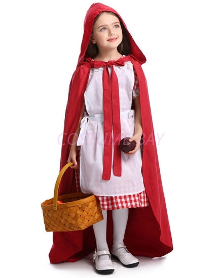 Picture of Girls Little Red Riding Hood Book Week Costume with Cape